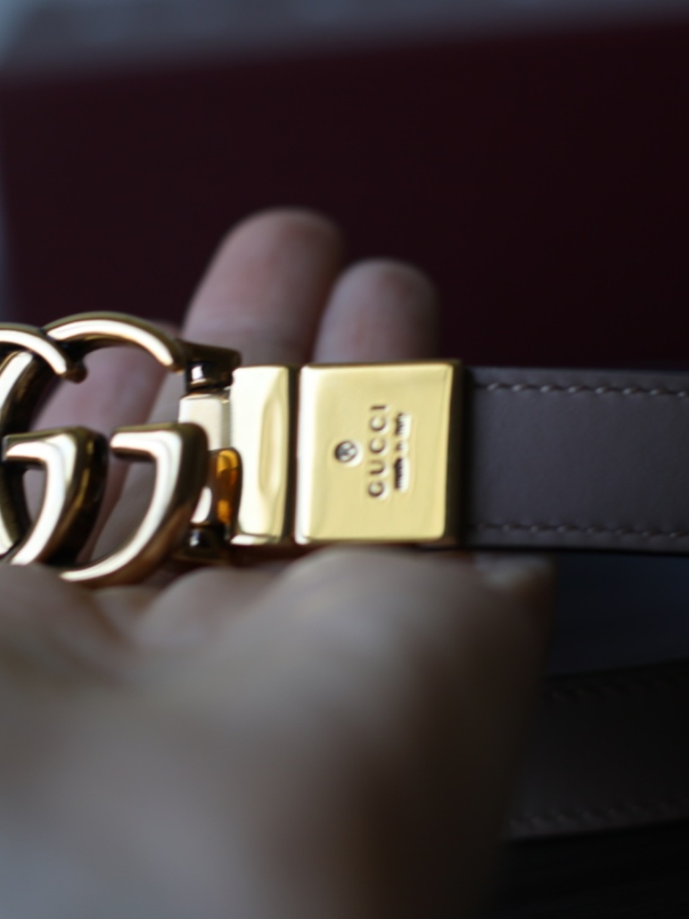 GG MARMONT REVERSIBLE THIN BELT - Picture 4 of 9